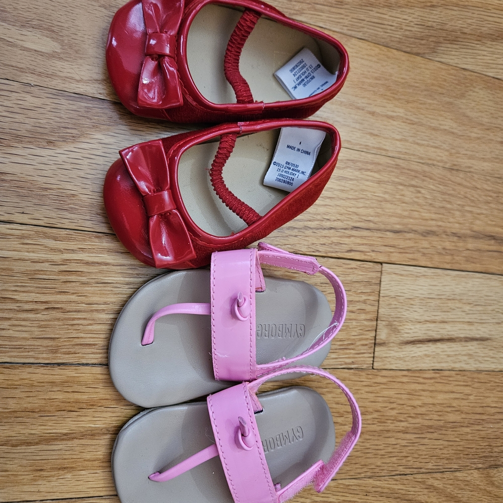 Gymboree Red and Pink Dress Shoes for Kids